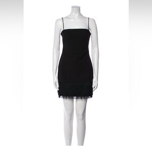 NWT Likey Black Fringe Dress